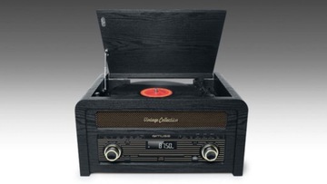 Проигрыватель MUSE MT-115 W CD BT USB AUX FM Черный