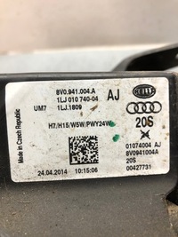фото thumb №9, Audi a3 8v 12-16 лампа передняя правая 8v0941004a aj