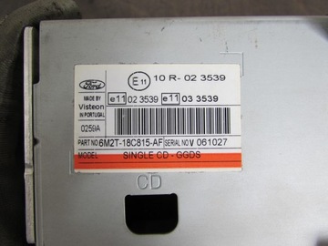 фото thumb №8, Радио cd 6000cd ford s-max 06-10r.