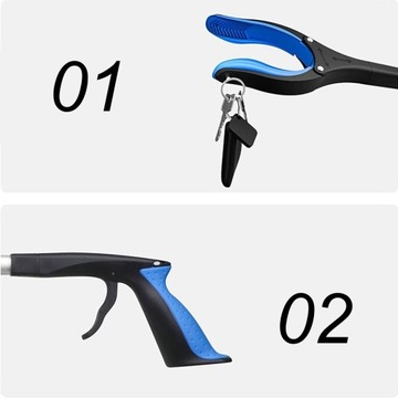 CHWYTAK ŁAPKA DLA SENIORA DO ŚMIECI ZBIERACZ 81CM 2x