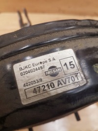 фото thumb №3, Усилитель тормозов тормозные nissan primera p12 1.9 dci