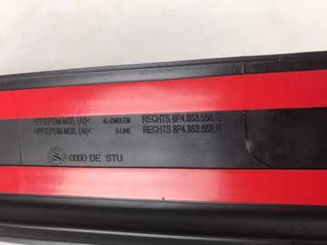 фото thumb №3, Audi a3 8p планка пороговая порог правый зад 03-12