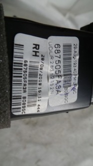 фото thumb №12, Решітка повітропровід середня micra nissan k14 v 2020 повітропровід аварійні