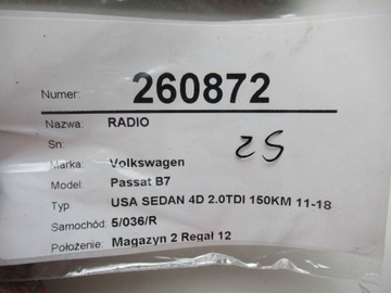 РАДИО VW PASSAT B7 1K0035188F 10-15 ТЮНЕР