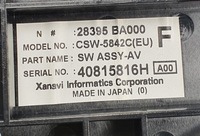 фото thumb №6, Панель радіо повітропровід кондиціонера nissan primera p12 28395-ba000