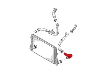 фото thumb №10, Шланг турбины audi vw 2.0 tdi 1k0145832n