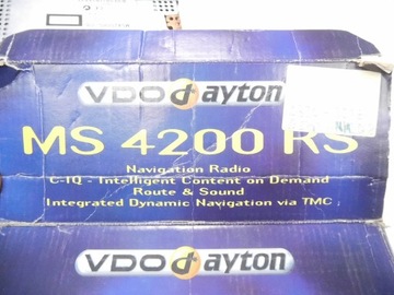 фото thumb №6, Радиопроигрыватель автомобильный vdo dayton ms4200rs