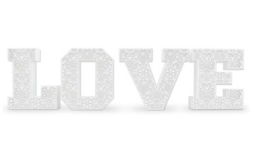 Ажурные НАКЛАДКИ для надписи LOVE 120см, узор GÓRALSKI