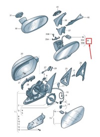 фото thumb №1, Audi q3 8u interior rear вид mirror 8v0857511b ep5 8v0857511bep5