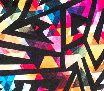 Разноцветный ремень для рук Abstract, размер 4