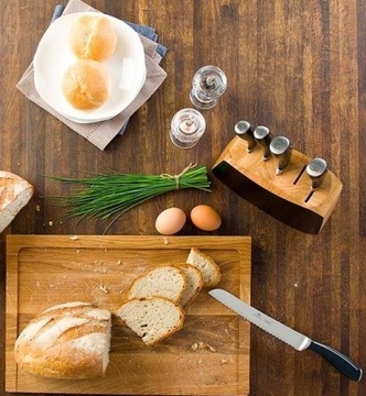 НОЖИ GERLACH LOFT БЛОК 5 EL WOOD