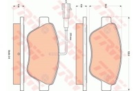 фото thumb №3, Гальмівні колодки гальмівні trw gdb1842