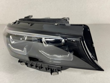 фото thumb №3, Bmw 3 g20 g21 повний led лампа права перед чорна тінь line фара eu