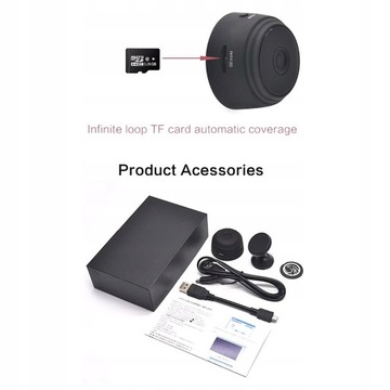2xHD WIFI 1080P Kamera Mikrokamera Kamery DVR