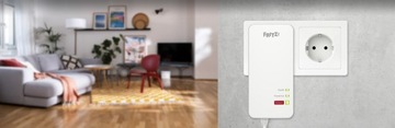 Комплект ПЛК Powerline 1240 AX Mesh WiFi FRITZ!