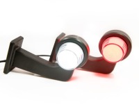 Габаритний ліхтар neon horpol biało czerwona old school тюнінг led neon style tir Доставка, фото thumb