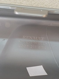 фото thumb №13, Накладка молдинг бампера передний перед dacia sandero ii 2 lift 17-