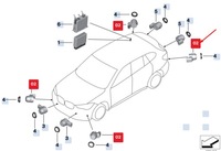 фото thumb №2, Bmw x2 f39 rear паркувальний aid датчик 66206832304 6832304