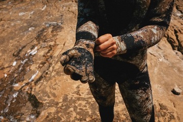 Rękawice neoprenowe do nurkowania łowiectwa SEAC CAMO zielone L