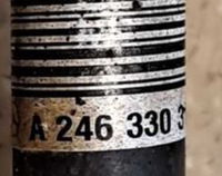 фото thumb №5, Mercedes w246 b180 cdi привідний вал передня ліва