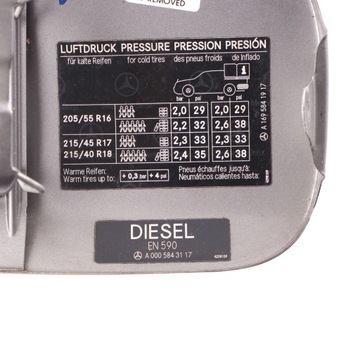 фото thumb №10, Mercedes w245 заливна горловина пального кришка заливання пального comet сірий металік - 748