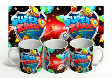 ПОДАРОЧНЫЙ НАБОР КРУЖКА ДЛЯ ДЕТЕЙ ТАТУ НАКЛЕЙКИ SUPER ZINGS КАЧЕСТВО