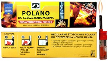 Журнал для удаления смолы Hansa Chimney Cleaner, зажигалка 1,1 кг