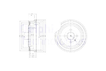 фото thumb №2, Барабаны тормозные 2szt. зад chevrolet corsa opel astra f astra f