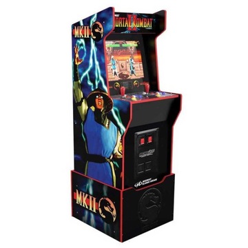 Mortal Kombat II Machine Ретро аркадная консоль, большая стоячая аркада1UP, 12 игр