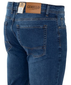 Джинсовые брюки мужские синие ELASTIC JEANS W32