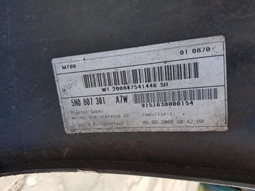 фото thumb №13, Vw tiguan i 5n 06-10r бампер задній зад la7w