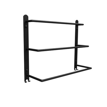 Вешалка для полотенец для ванной комнаты Настенная лестница 40 см TRIPLE Loft Black