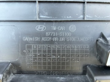 фото thumb №11, Hyundai santa fe iv левая планка дверь зад задняя