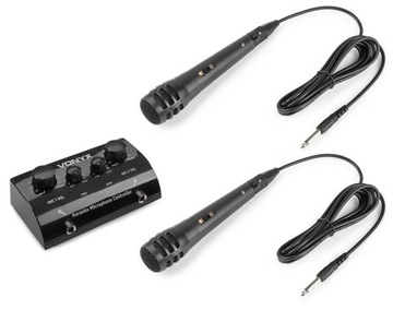 Полный микшерный пульт KARAOKE SET с 2 микрофонами
