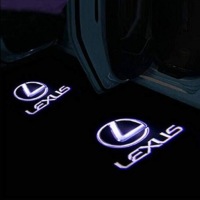АВТОМОБИЛЬНЫЙ ПРОЕКТОР LEXUS 2X С ЛОГОТИПОМ ПРИВЕТСТВЕННОЙ СВЕТОЙ ГОЛОГРАММОЙ HD
