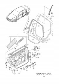 фото thumb №13, Прокладка уплотнитель задняя левая a7 4g c7 4g8839479h