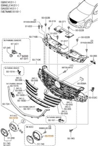 фото thumb №3, Основа емблема решітка mazda cx-5 ke ka0g50721a оригінал