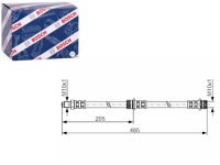 фото thumb №1, Bosch шланг гальмівний гнучкий задня l/p mitsubishi colt czc vi