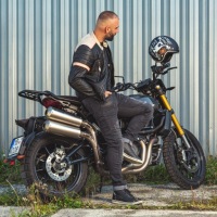 Мотоциклетный шлем W-TEC Café Racer с открытым лицом M