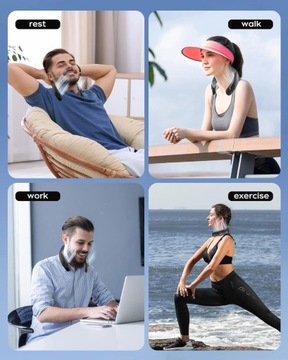 Четырехъядерный USB-фен для шеи