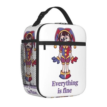 Insulated Lunch Tote Bag The Amazing Digital Circus Merch Jax Pomni Zooble