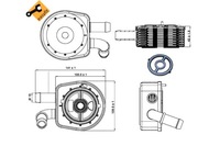 фото thumb №2, Радіаторів масла mazda 3 5 6 cx-7 1.3-2.3 10.03-12.14 nrf