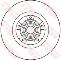 Гальмівні диски гальмівні колодки задня trw renault latitude Доставка, фото thumb