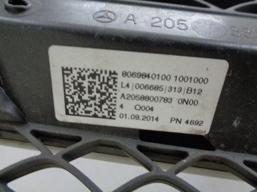 фото thumb №4, Mercedes c-klasa w205 решітка решітка радіатора