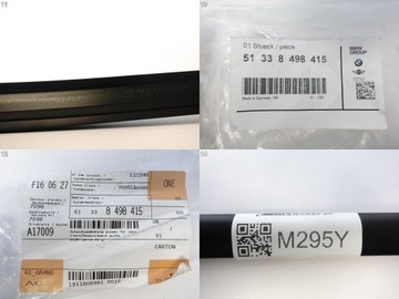 фото thumb №12, Bmw 2 f45 f46 14-22 lci рестайлинг планка накладка дверь левая перед