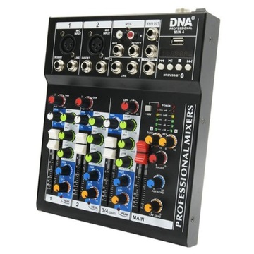 АУДИОМИКШЕР USB MP3 АНАЛОГОВЫЙ 4 КАНАЛА DNA MIX 4