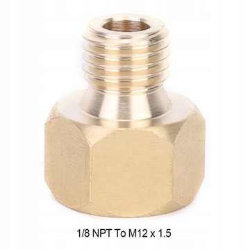 Переходник водяного термометра с 1/8 NPT на M12 x 1,5