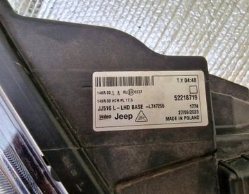 фото thumb №13, Jeep avenger 52218719 22-23 фара левый полный led