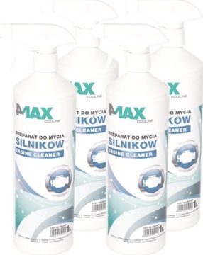4MAX Preparat do mycia 1L, zastosowanie: maszyny, metalowe elementy,