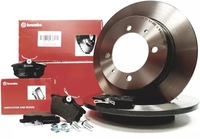 фото thumb №1, Brembo тормозные диски+ тормозные колодки задняя mitsubishi carisma 260mm